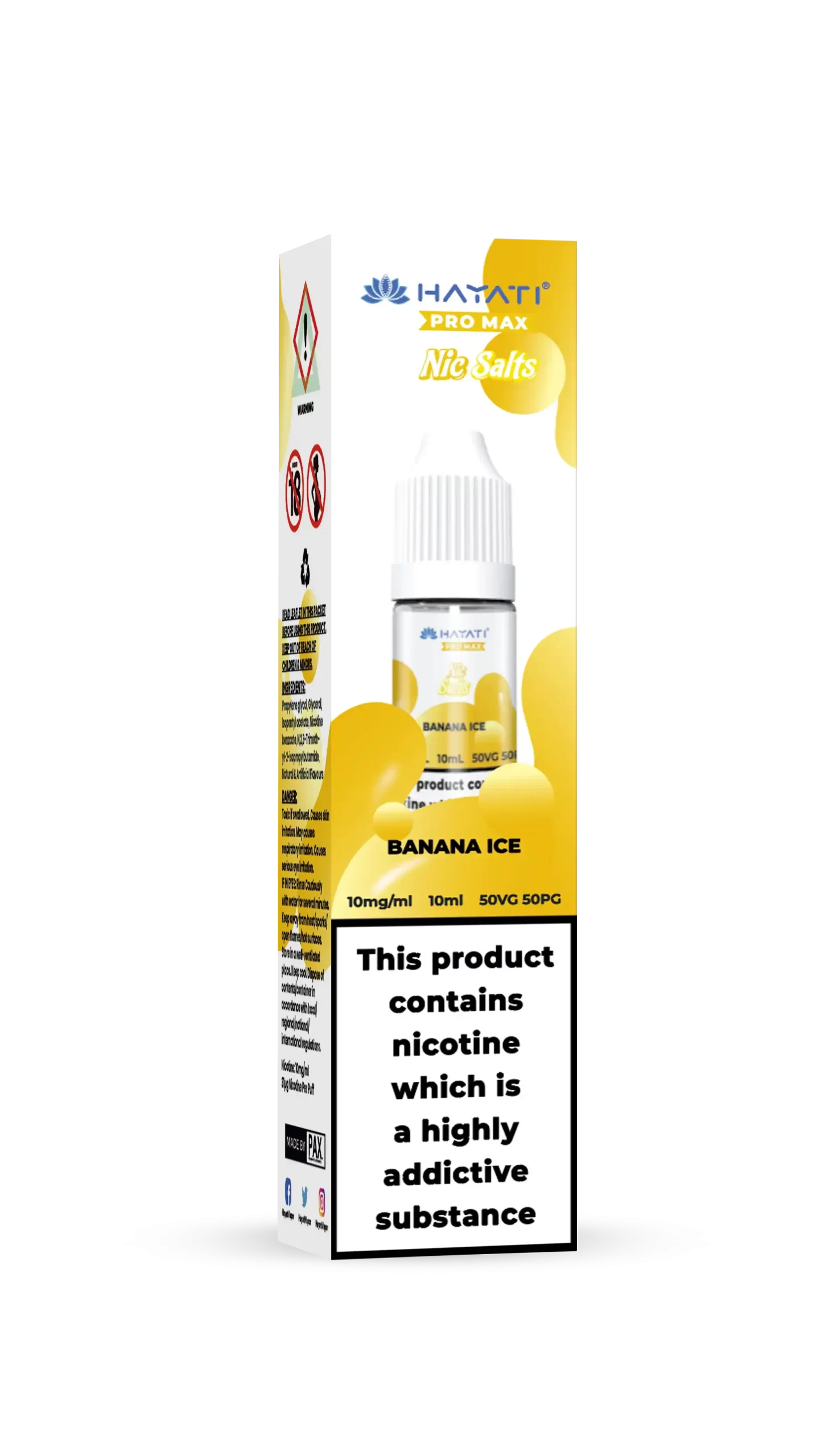 Banana Ice_Hayati Pro Max Nic Salts 1