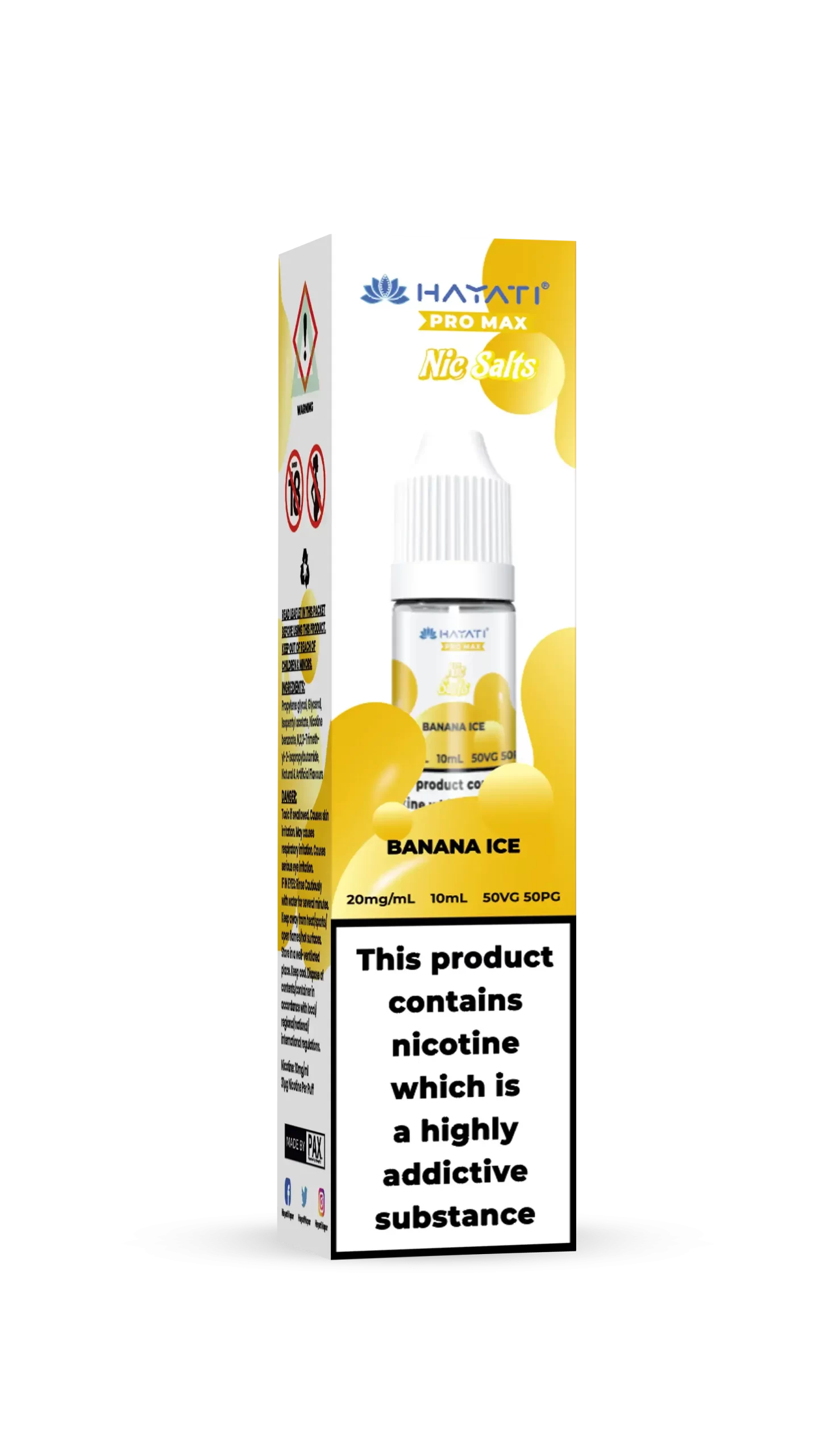 Banana Ice_Hayati Pro Max Nic Salts