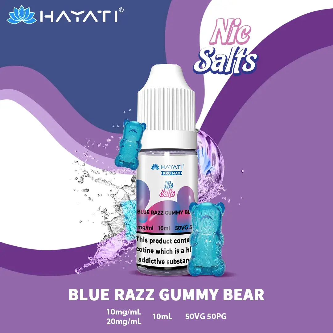 Blue Razz Gummy Bear_Hayati Pro Max Nic Salts_New Flavour 1