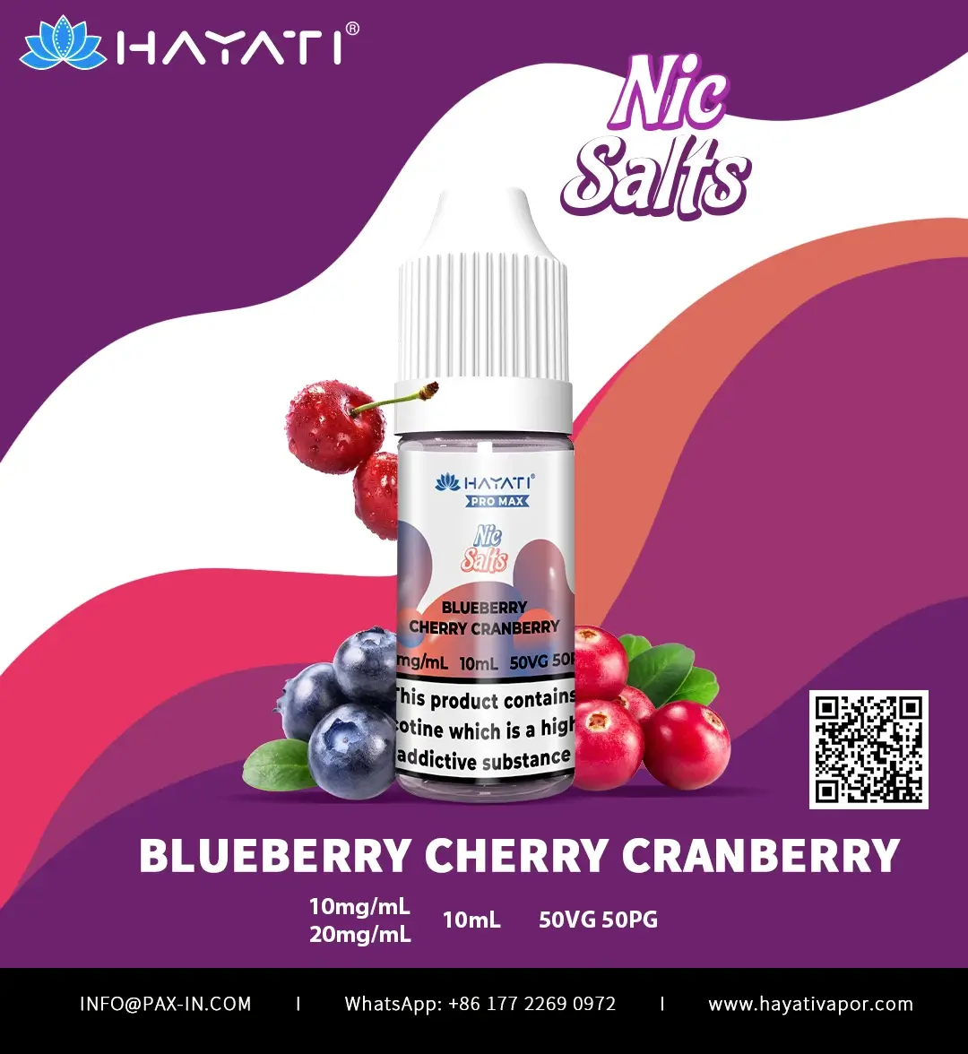 Blueberry Cherry Cranberry_Hayati Pro Max Nic Salts 2