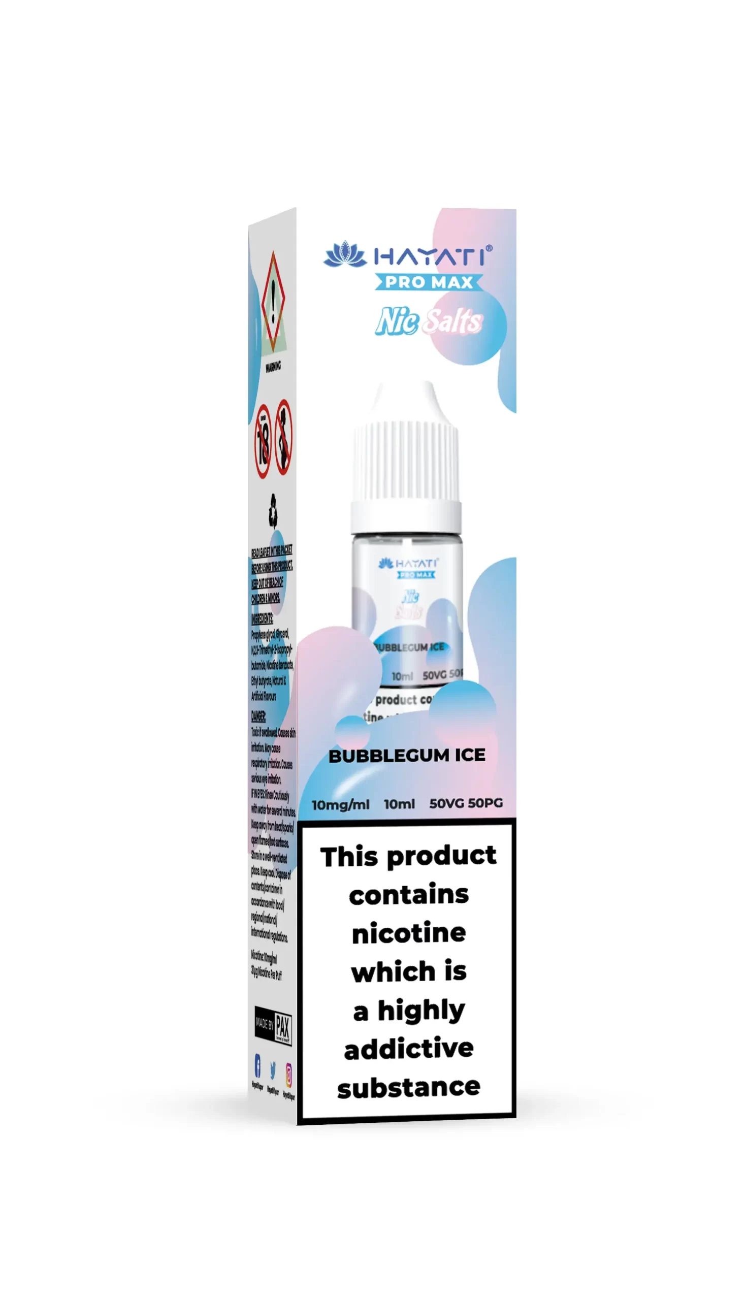 Bubblegum Ice_Hayati Pro Max Nic Salts_10mg 3