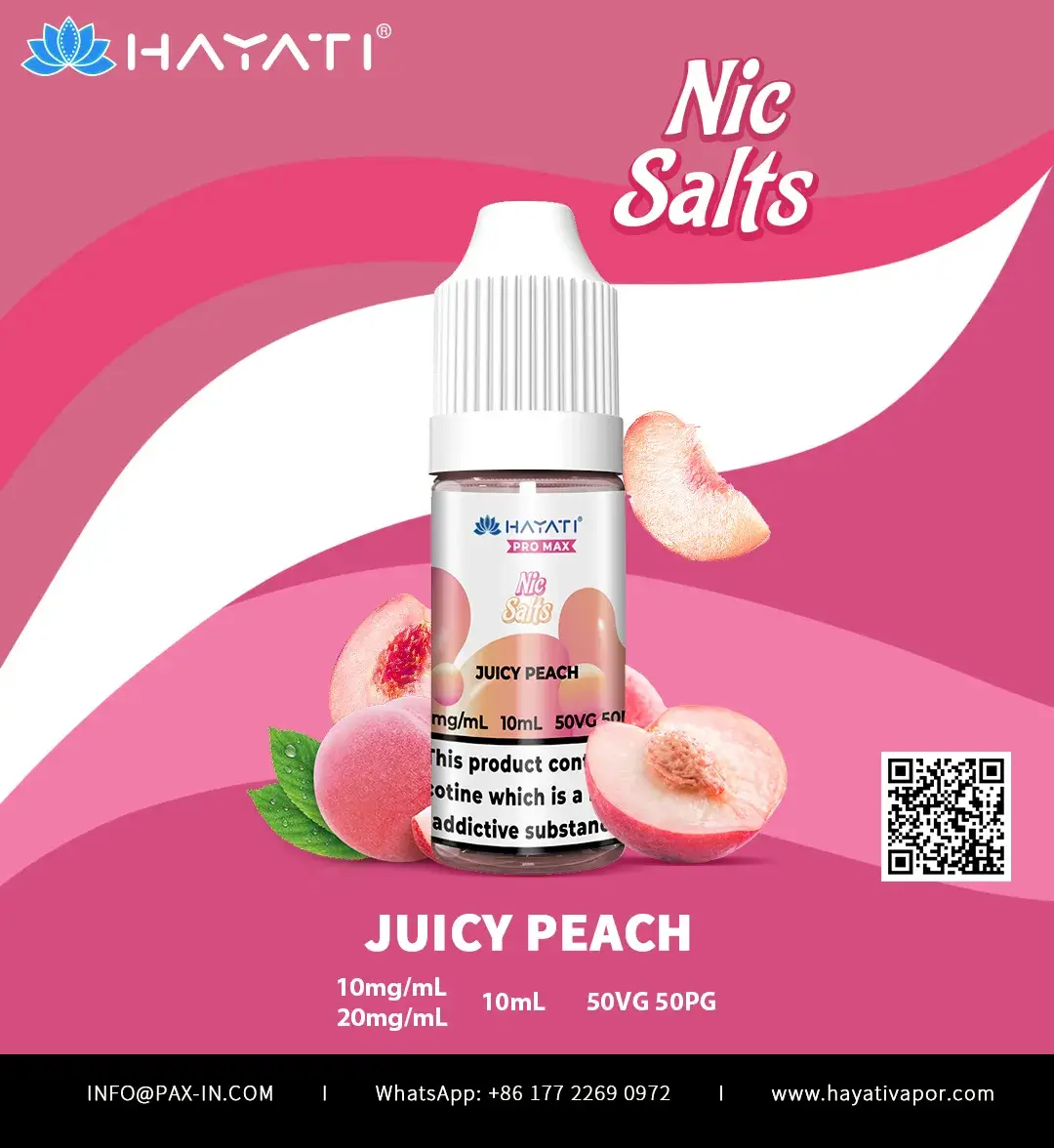 Juicy Peach_Hayati Pro Max Nic Salts 2