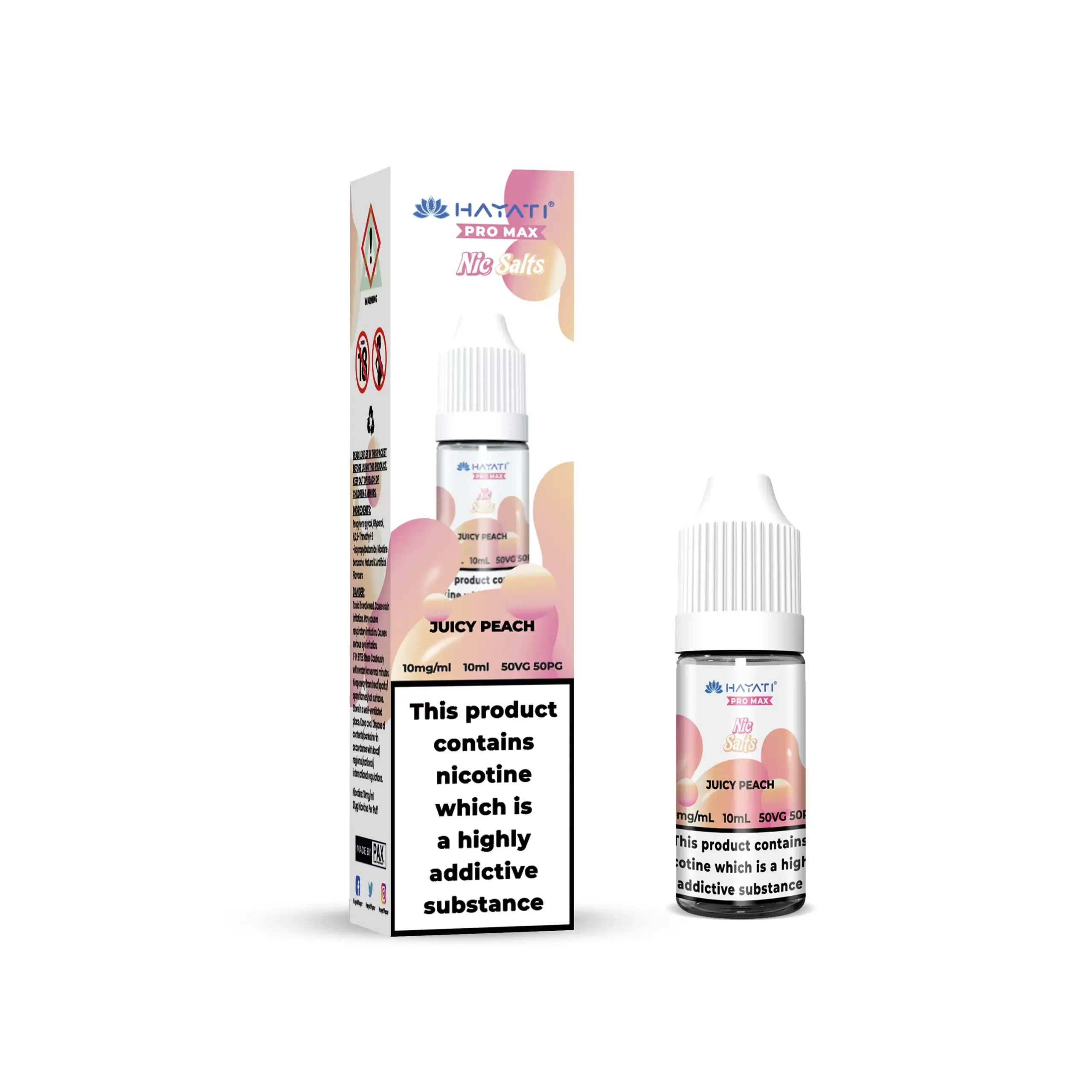 Juicy Peach_Hayati Pro Max Nic Salts 4