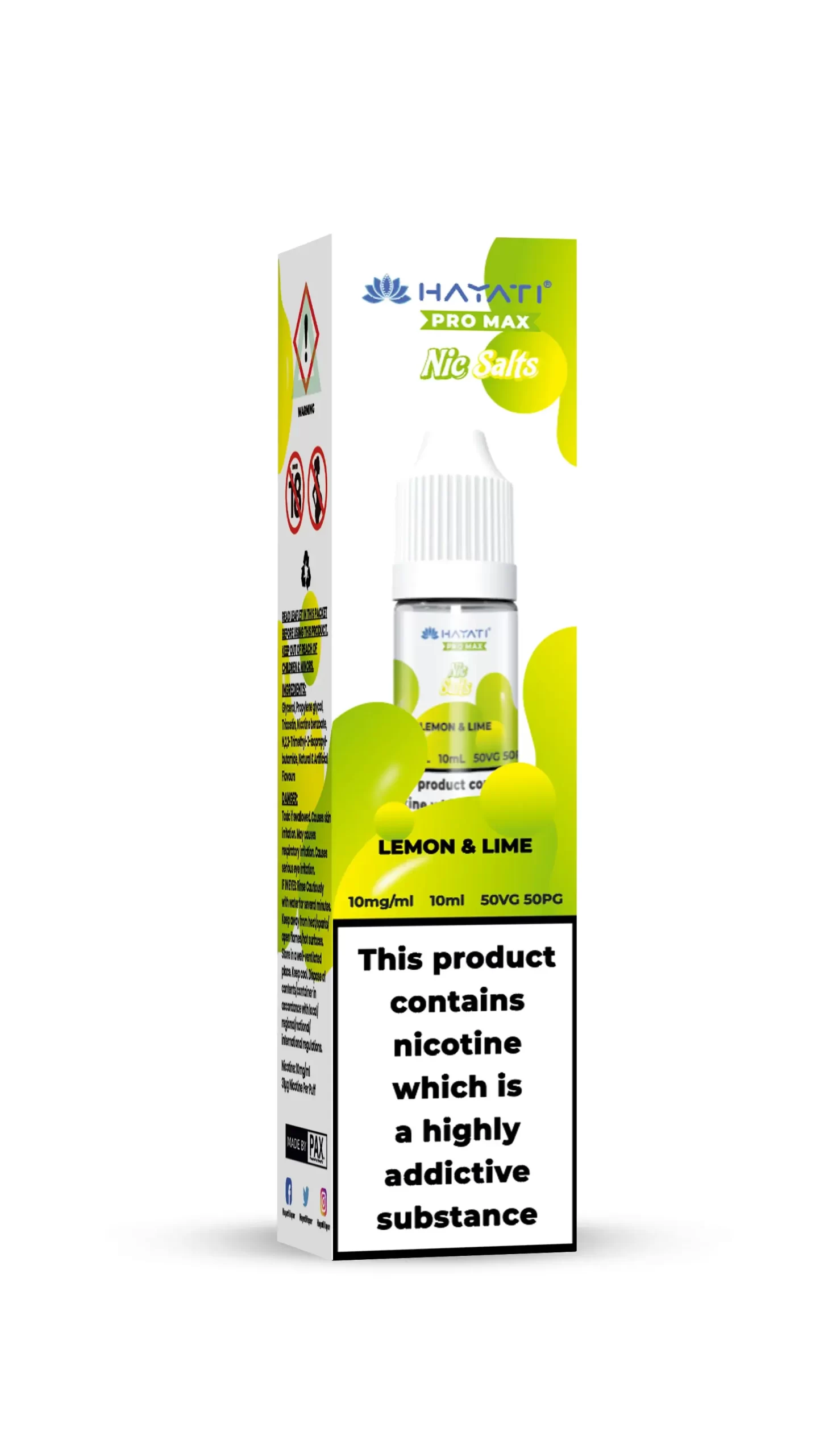 Lemon & Lime_Hayati Pro Max Nic Salts 5