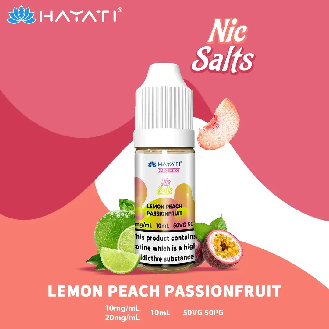 Lemon Peach Passionfruit_Hayati Pro Max Nic Salts 1