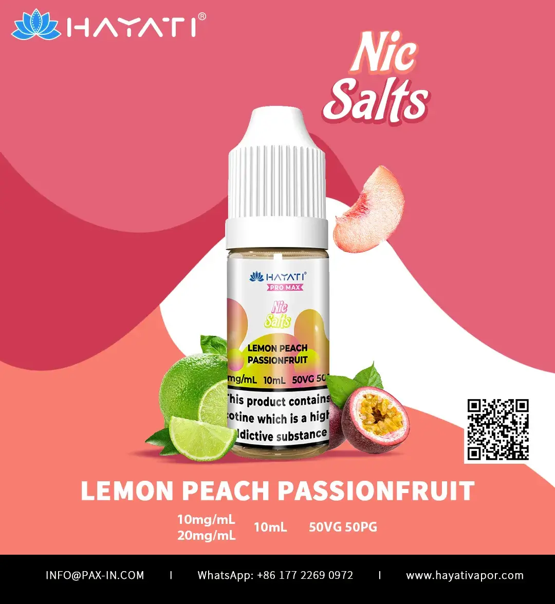 Lemon Peach Passionfruit_Hayati Pro Max Nic Salts 2