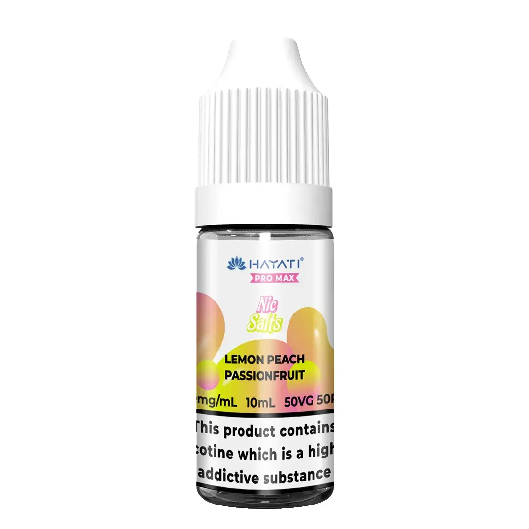 Lemon Peach Passionfruit_Hayati Pro Max Nic Salts 3