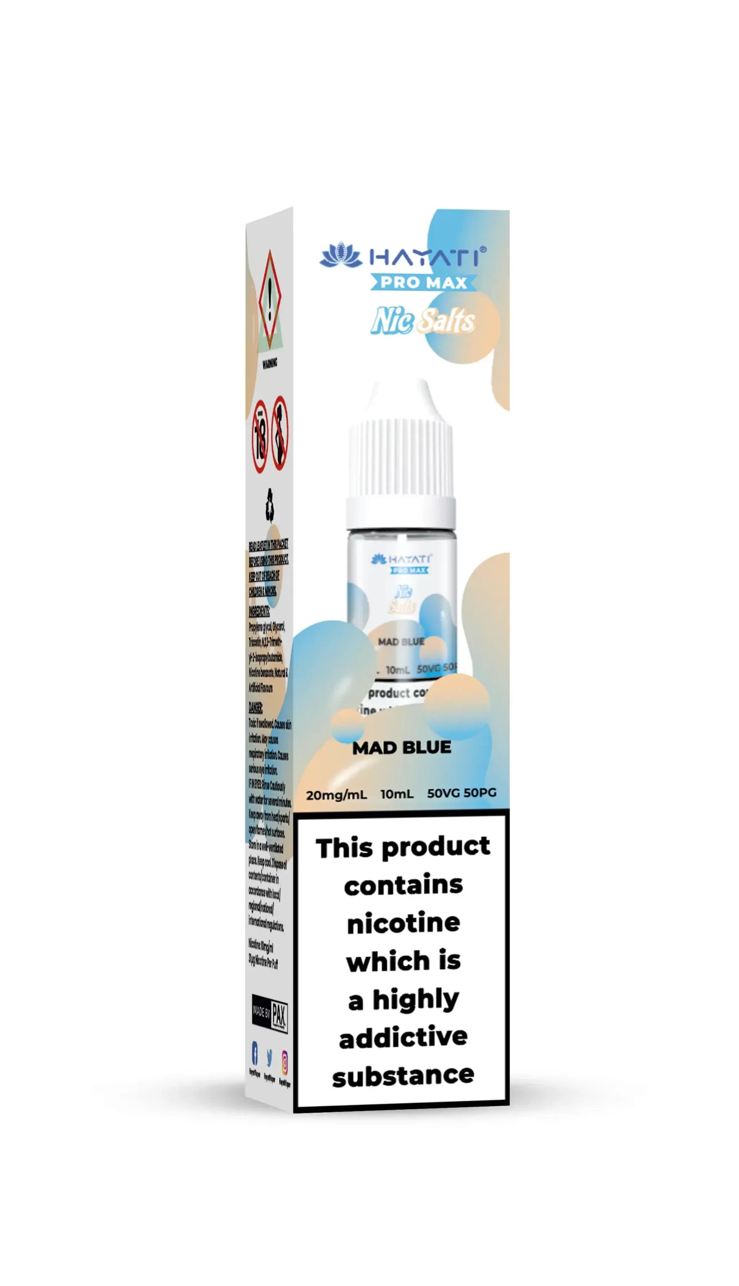 Mad Blue_Hayati Pro Max Nic Salts