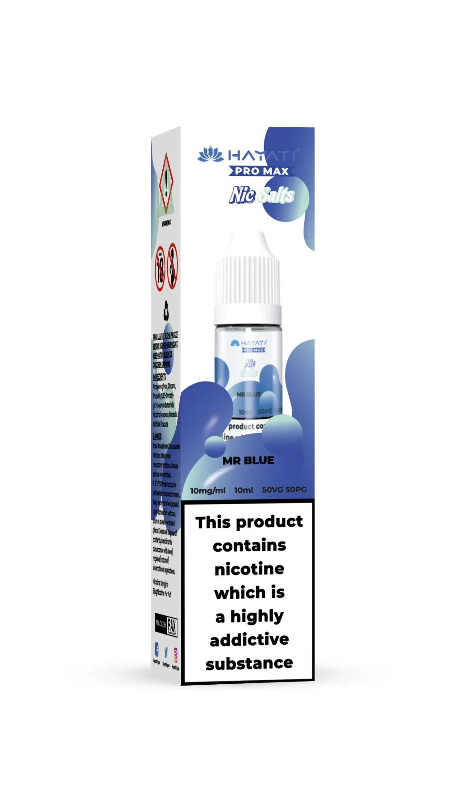 Mr Blue_Hayati Pro Max Nic Salts_10mg 3