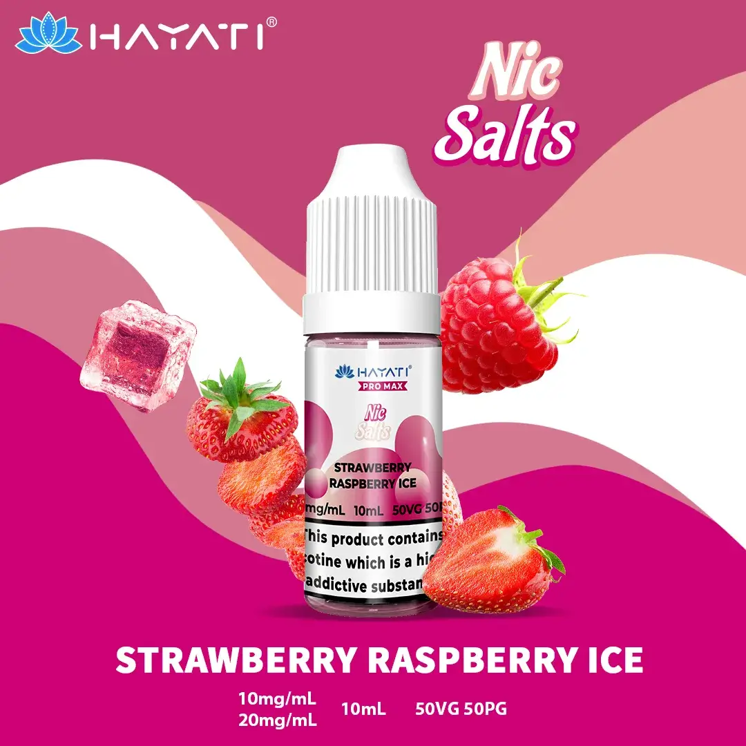 Strawberry Raspberry Ice_Hayati Pro Max Nic Salts 1